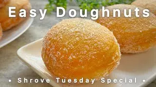 Easy Doughnuts | Fluffy Sugar Donuts