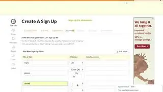 SignUpGenius for donations