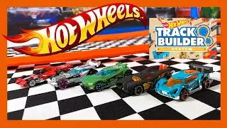 HOT WHEELS Track Builder System 5 pack on the track!!!
