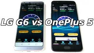 LG G6 vs OnePlus 5 Speed Test!