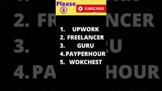 Top freelancing Website | Make money freelancing#shorts | Upwork | Freelancer | Guru | Workchest