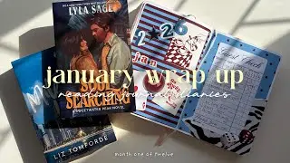 first monthly wrap up of 2026! 📓 stats for the 13 books i read in january / reading journal