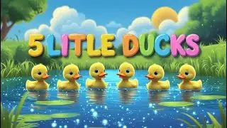 🐤 Five Little Ducks | Funny Nursery Rhyme Remix for Kids | BeeBeeTv