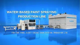 Wood painting machine P3 Reciprocating spray painting and stereoscopic drying kiln #machine