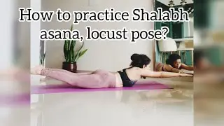 How to Practice Shalabh Asana| locust pose |yoga |asana| Spine Health |learn Yoga