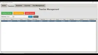 College Management System In Python With Source Code | Python Project
