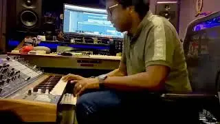Music director D Iman recording studio