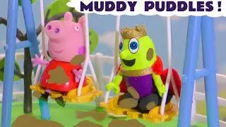 Peppa Pig meets the funny Funlings in Muddy Puddles