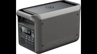 DABBSSON 3000L Solar Generator, 3072Wh Semi-Solid LiFePO4, 3000W AC Output