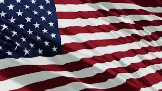 American Flag Seamless Loop Animation Free Stock Video