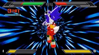 Sonic Smackdown - Sonic Fighting Fan Game - Arcade Mode with Knuckles (Hard Difficulty)