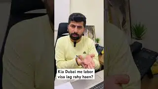 Labor visa update in Dubai.. #visaapplication