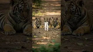 When the Little Kitten Fearlessly Approaches a Giant Dog Watch This #cute #pets #kitten