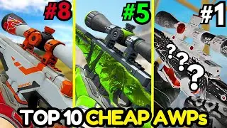 TOP 10 BEST BUDGET AWP Skins in 2025 (CS2 Cheap AWP Skins)