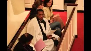 Memorial gathering at the University of Maryland Memorial Chapel.