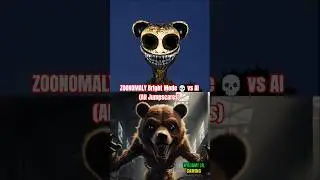 ZOONOMALY Bright Mode 💀 vs AI (All Jumpscares) #shorts #viral #trending #zoonomaly