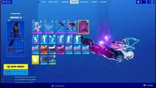 Fortnite Galaxy and neon wings combo