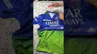 RCB official green match jersey  2024 unboxing video #rcb #unbox #puma #cricket
