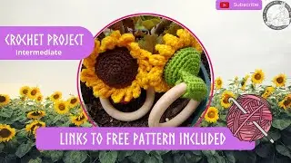 Sunflower Baby Rattle CROCHET PATTERN