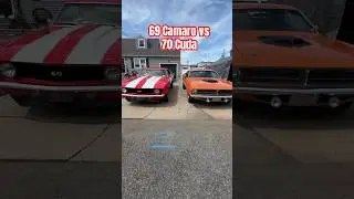69 Camaro vs 70 Cuda