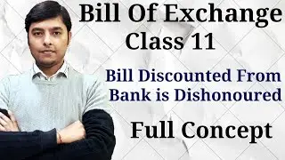 Bill Discounted From The Bank Is Dishonoured | In Case The Bill Discounted From The Bank Dishonoured