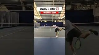 🔥 Tennis Points - Forehand ace return ‼️  🎾 #shorts #tennis #tennislove #serve #nadal #forehand