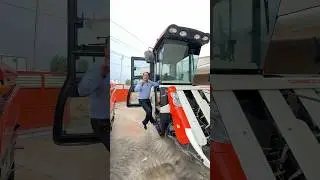 Mini Combine Harvester #shorts #combineharvester #farming
