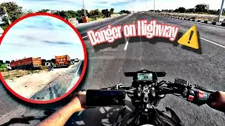 🚨 हायवेवर ट्रक अपघात आणि पुढची बाइक राइड | Rider POV | Marathi Vlog No26