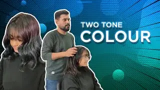 Two Tone Hair Color | 2 Tone Hair color ideas | Hair Color Tutorial