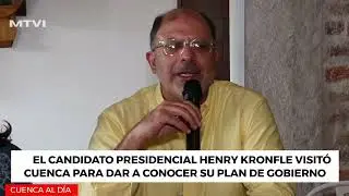 Henry Kronfle del PSC, dio a conocer su plan de gobierno en #Cuenca