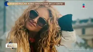 ¡Paulina Rubio podría PERDER la custodia de su hijo! Él deberá testificar en la corte | DPM