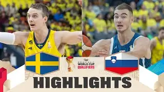Sweden 🇸🇪 v Slovenia 🇸🇮 | Highlights | FIBA Basketball World Cup 2027 European Qualifiers