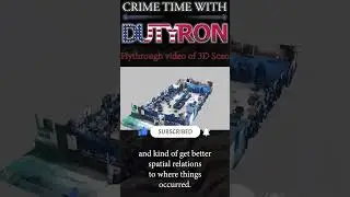 1122 KingRoad Crime Scene example Flythrough of 3d scanned scene #shorts