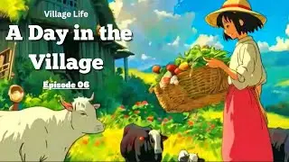 A Day in the Village | Charming Village Tour Animation 🌾🏡 | Episode 06 | Ghibli animation#haiper