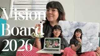 manifestando mi mejor año dos días antes que comience | VISION BOARD 2026