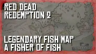 Legendary Fish Map (A Fisher of Fish) - Red Dead Redemption 2 (RDR2) #rdr2