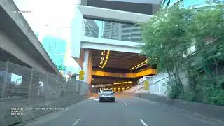 DRIVING SYDNEY AUSTRALIA 4K - KING STREET WHARF DISTRICT ON DARLING HARBOUR - AMBIENT DRIVE TV
