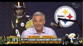 THE HERD | Colin Cowherd RIPS Pittsburgh Steelers For AWFUL Playoff Performance | NFL