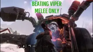 How to beat VIPER MELEE ONLY- Titanfall 2