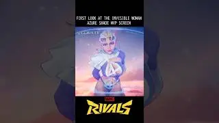 INVISIBLE WOMAN AZURE SHADE MVP SCREEN #marvelrivals