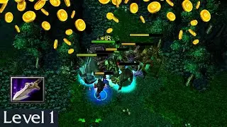 DOTA AXE LEVEL 1 - JUNGLE FAST FARM (BLINK DAGGER)