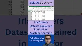 Iris Flowers Dataset Explained in Hindi for Machine Learning #shorts
