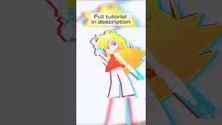 How I made low poly Panty Anarchy from Panty and Stocking! 🌟