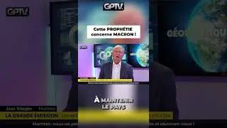 🫥 Cette PROPH&Eacute;TIE concerne MACRON !