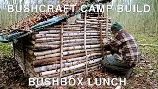 Bushcraft Camp: Shelter Build & Bushbox Cooking