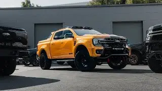 2025 Ford Ranger Wildtrak Predator X Body Kit in Cyber Orange