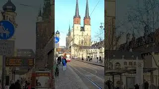 Halle East Germany HallMarkt #shorts #walking #hallesaale