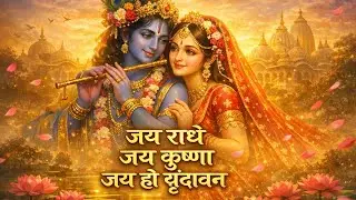 जय राधे जय कृष्णा जय हो वृंदावन | ISKCON Bhajan | Radha Krishna Devotional Song