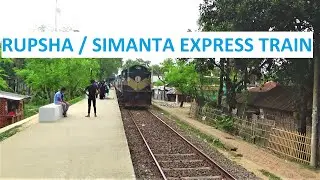 6408 BED-26 Locomotive Was Pulling Rupsha / Simanta Express Train From Chilahati To Khulna.