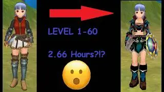 Fiesta Online: Level 1-60 with no Powerleveling (Fighter)